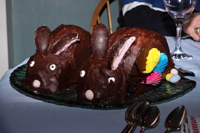 Easter Bunny cakes